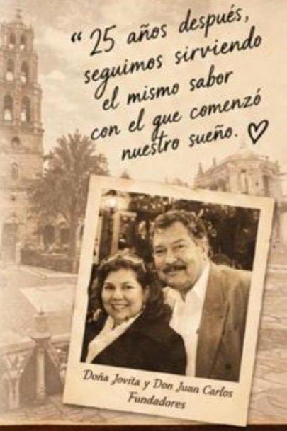Doña Jovita y Don Juan Carlos, fundadores